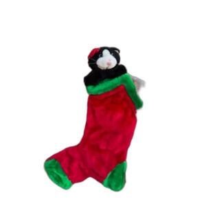 Vintage Cat in Hat Plush Stocking
